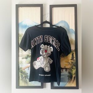 Reason Brand Punk + Gothic Bear Shirt
